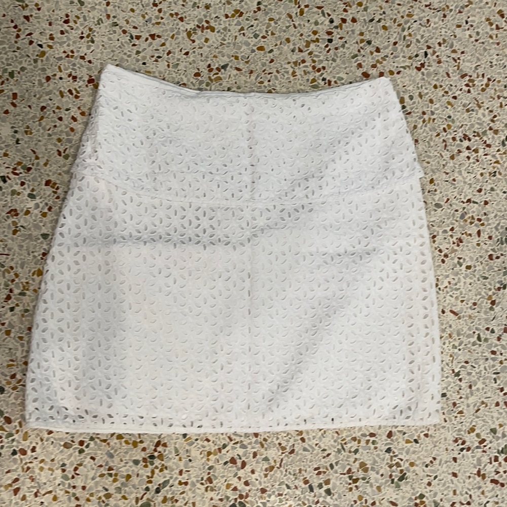 White skirt